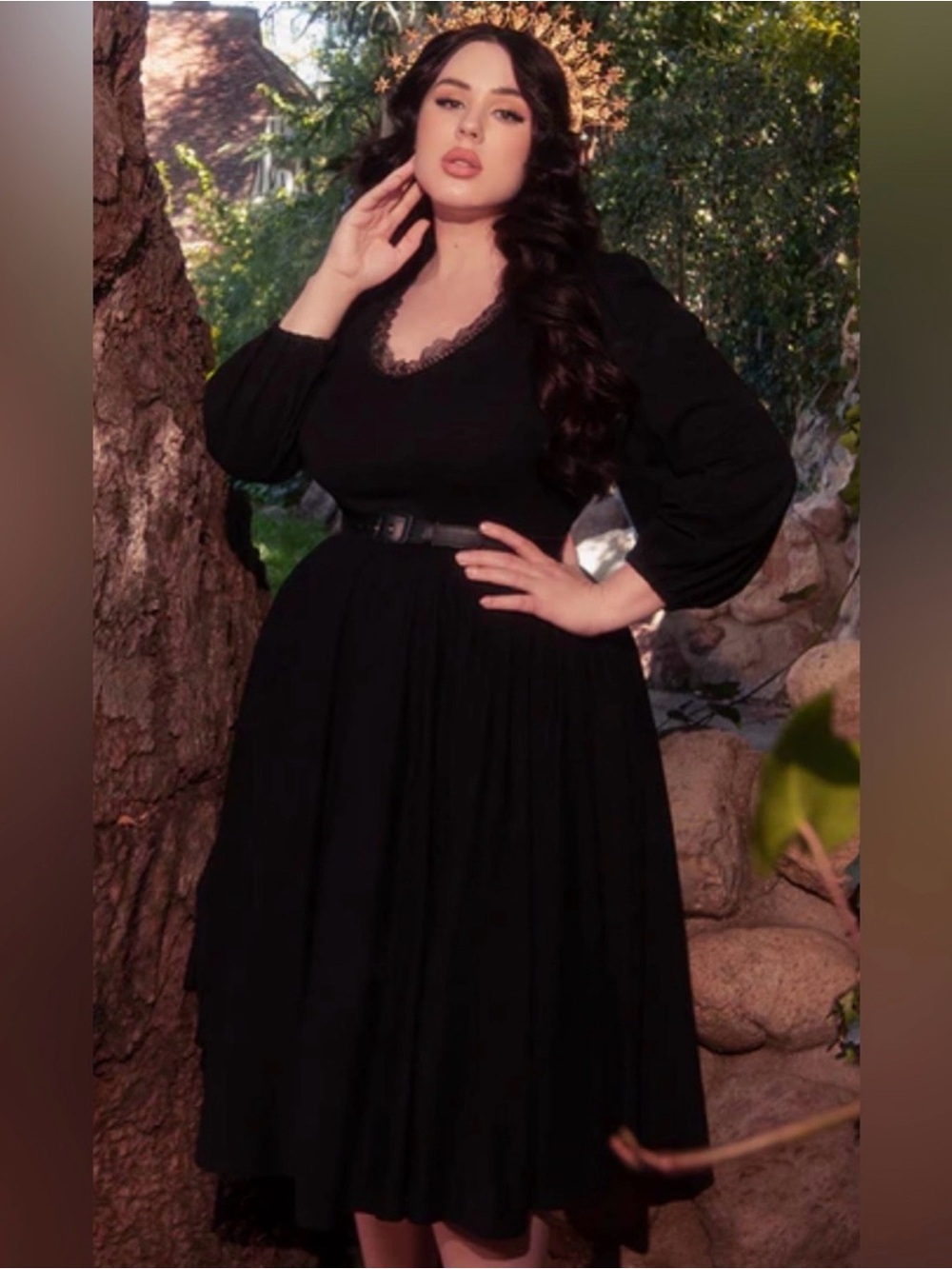La Femme En Noir Black Forest Dress